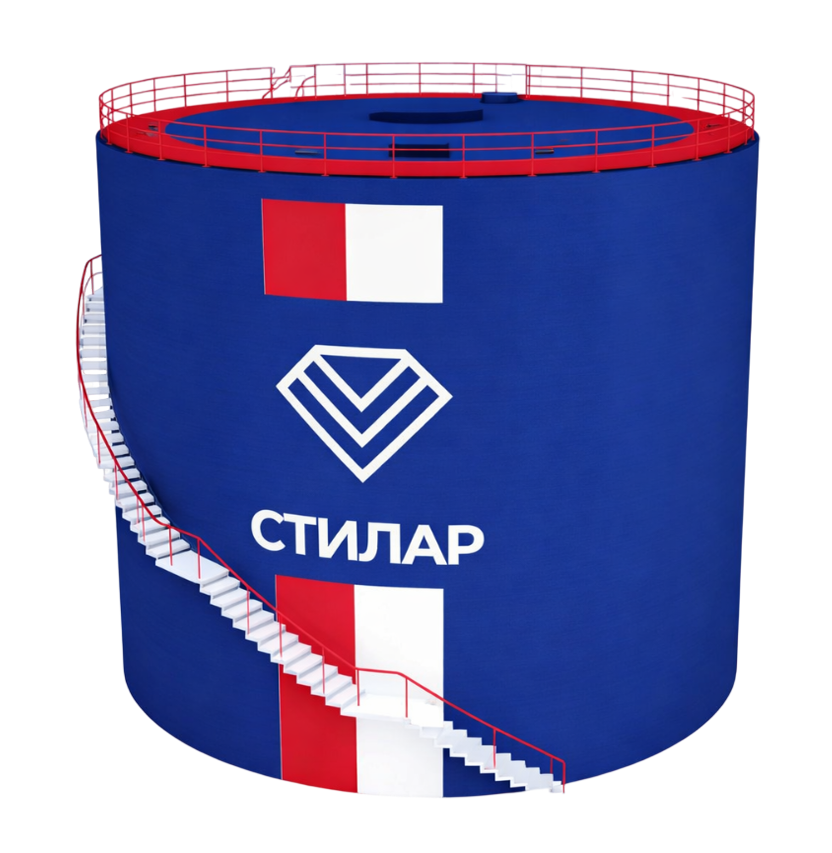 Цельносварной резервуар РВС для ГСМ 150 м³ от завода-производителя